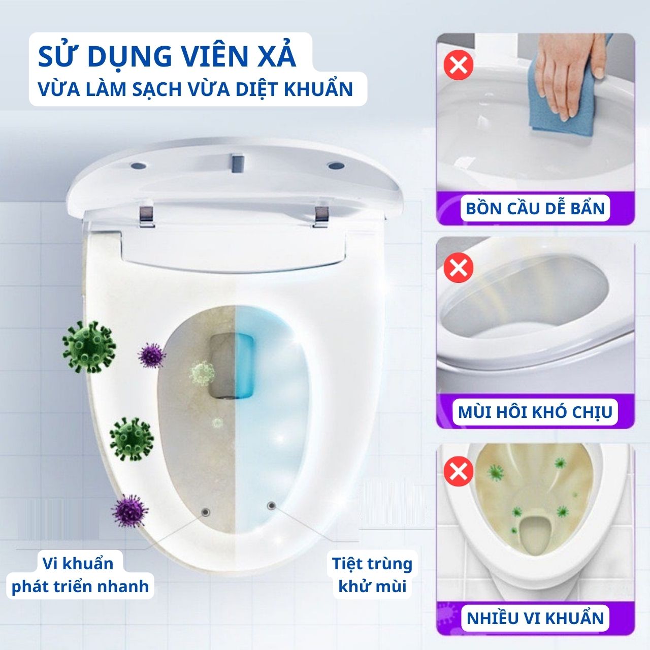 Viên thả bồn cầu nhà vệ sinh giúp diệt khuẩn khử mùi hôi, Viên tẩy bồn cầu  toilet nhà tắm hương chanh dịu nhẹ | Shopee Việt Nam