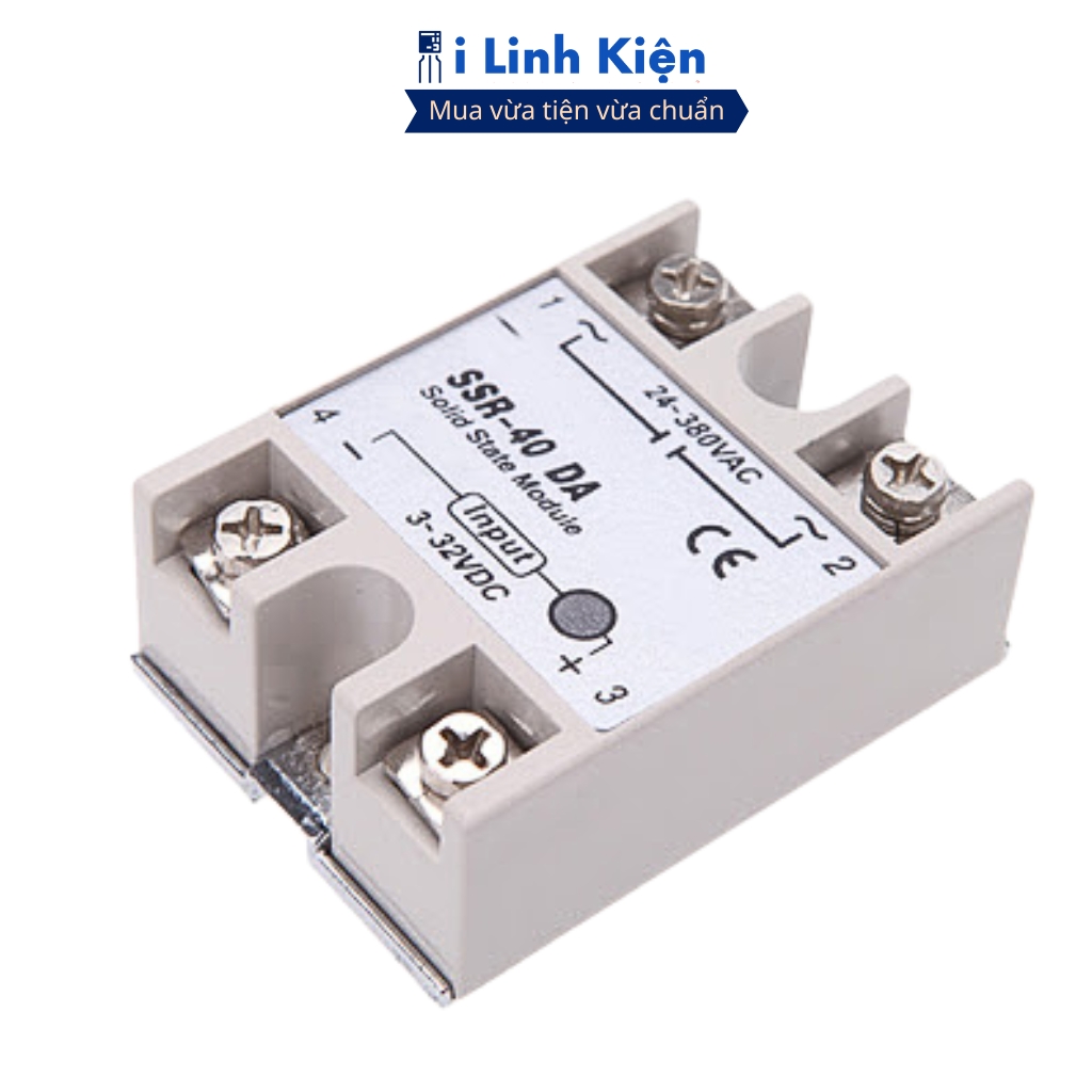 Rơ Le Bán Dẫn SSR-40 DA 24V-380V 40A Dc Điều Khiển Ac 40A chính hãng ...