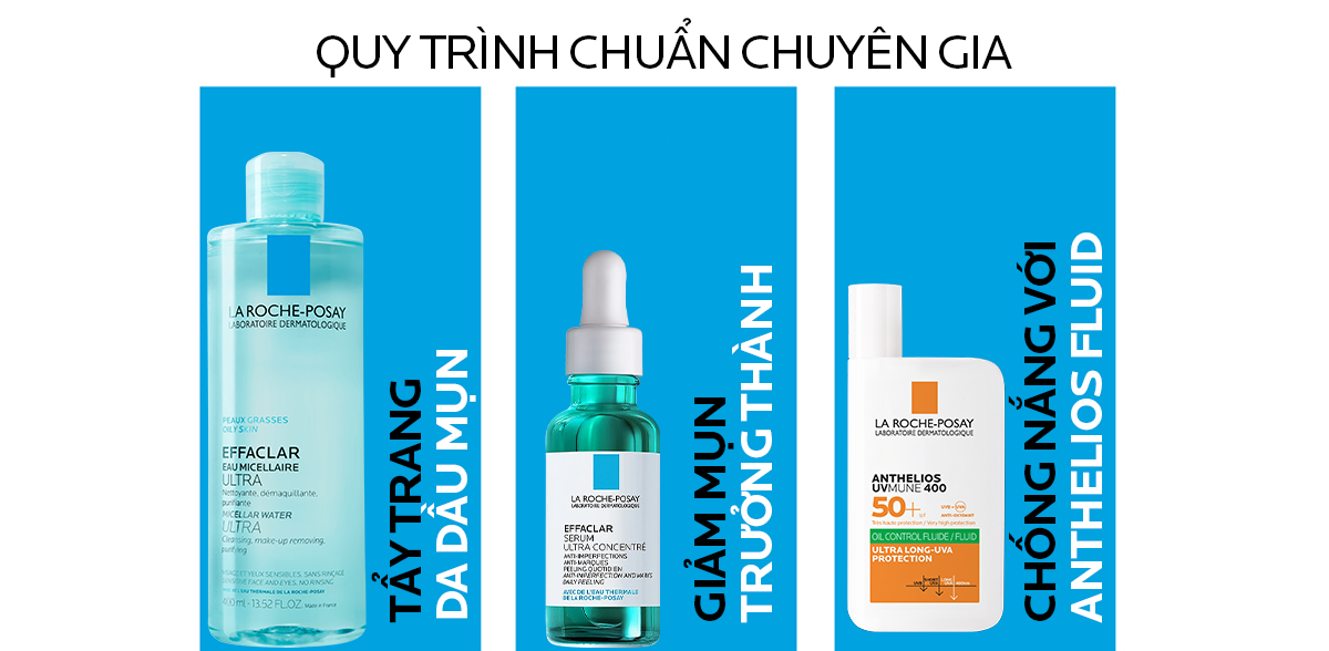 Mô tả Nước tẩy trang làm sạch sâu dành cho da dầu La Roche-Posay Effaclar Micellar Water 400ml - 7