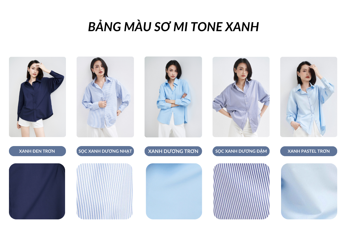 Áo sơ mi nữ GILLEE dáng oversized