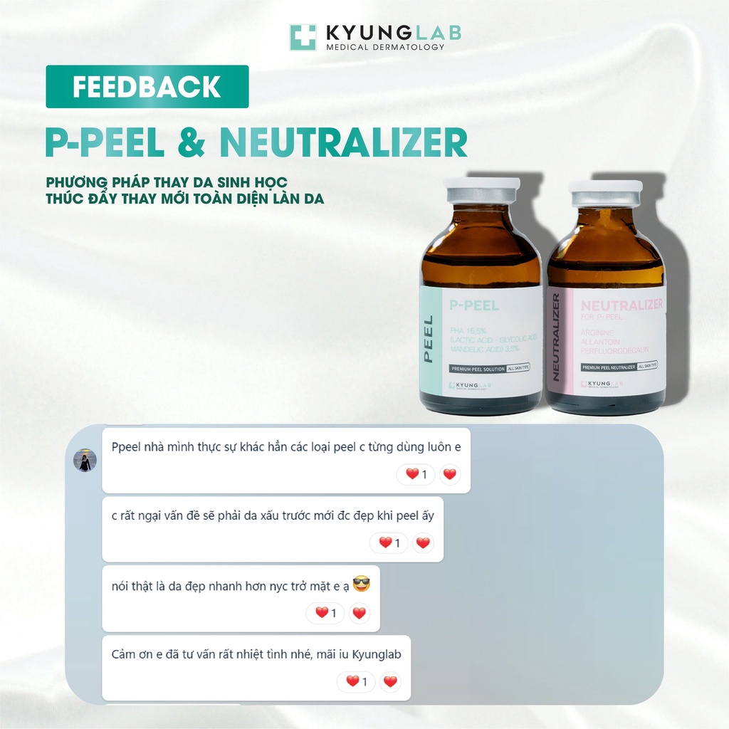 Mô tả Peel da KyungLab P-Peel thay da sinh học tái tạo da toàn diện - 1