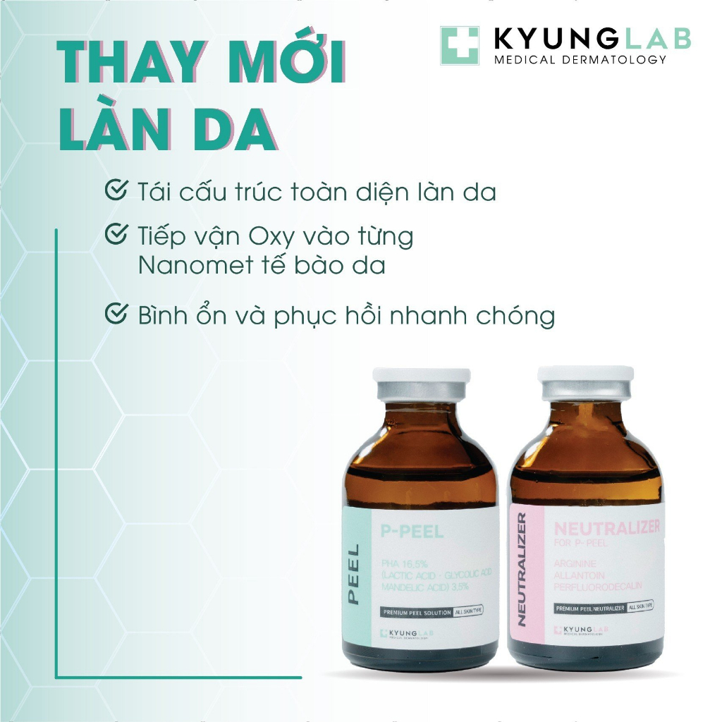 Mô tả Peel da KyungLab P-Peel thay da sinh học tái tạo da toàn diện - 5