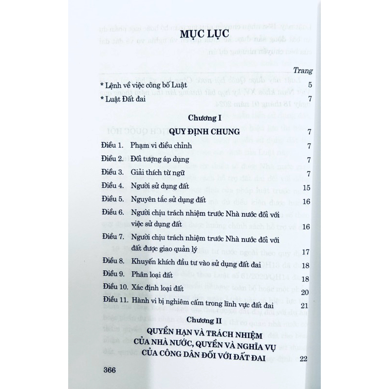 Mô tả Sách - Luật Đất Đai (Được thông qua ngày 18/01/2024) - 3