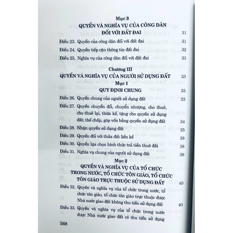 Mô tả Sách - Luật Đất Đai (Được thông qua ngày 18/01/2024) - 7