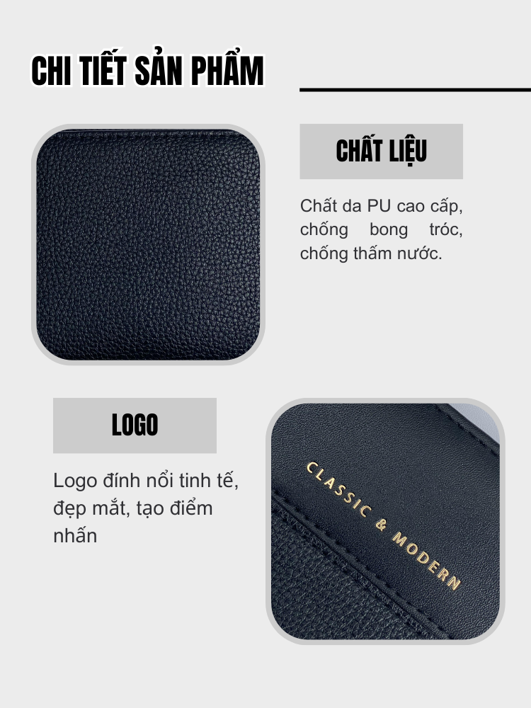Ví Ngắn Nữ Mini Cầm Tay TAILIAN TL09 chi tiết 4