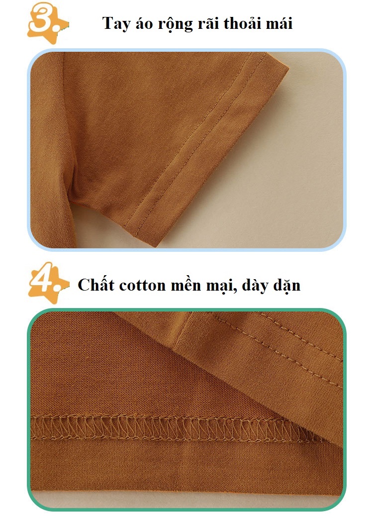 Áo cộc tay bé trai SKIDS họa tiết khủng long