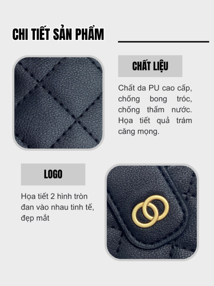 Mô tả Ví Ngắn Nữ Cầm Tay Chính Hãng TAILIAN Đựng Tiền Đựng Thẻ Da Cao Cấp Cực Đẹp Giá Rẻ TL12 - Tukado - 6