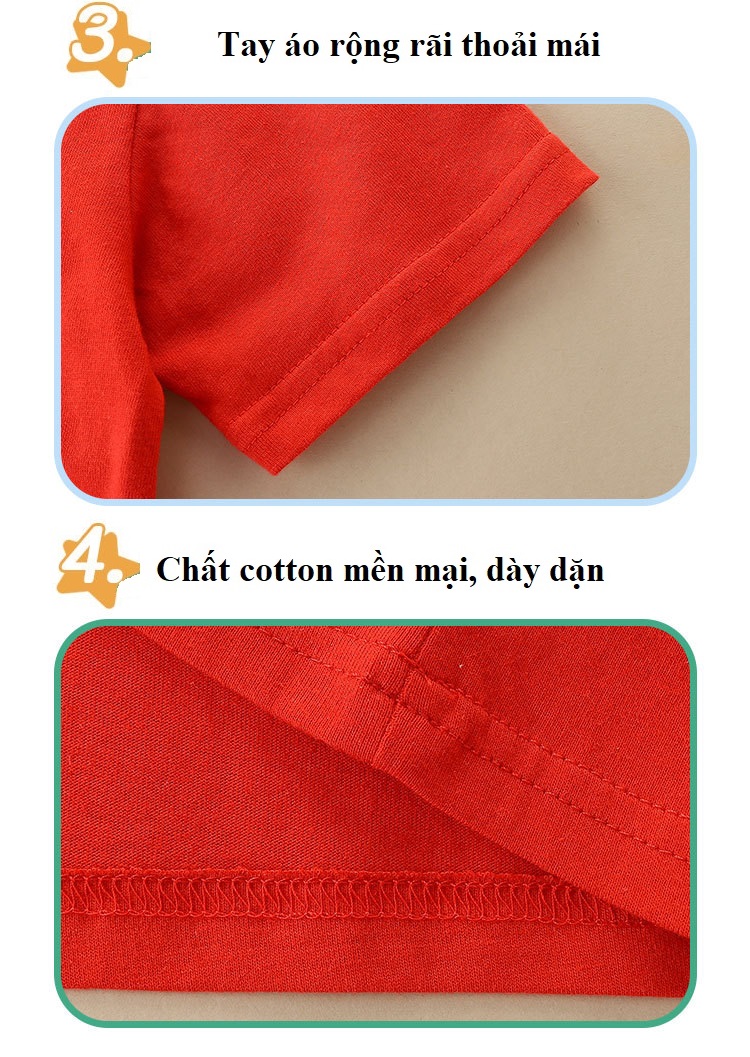 Áo SKIDS cho bé trai 3-8 tuổi