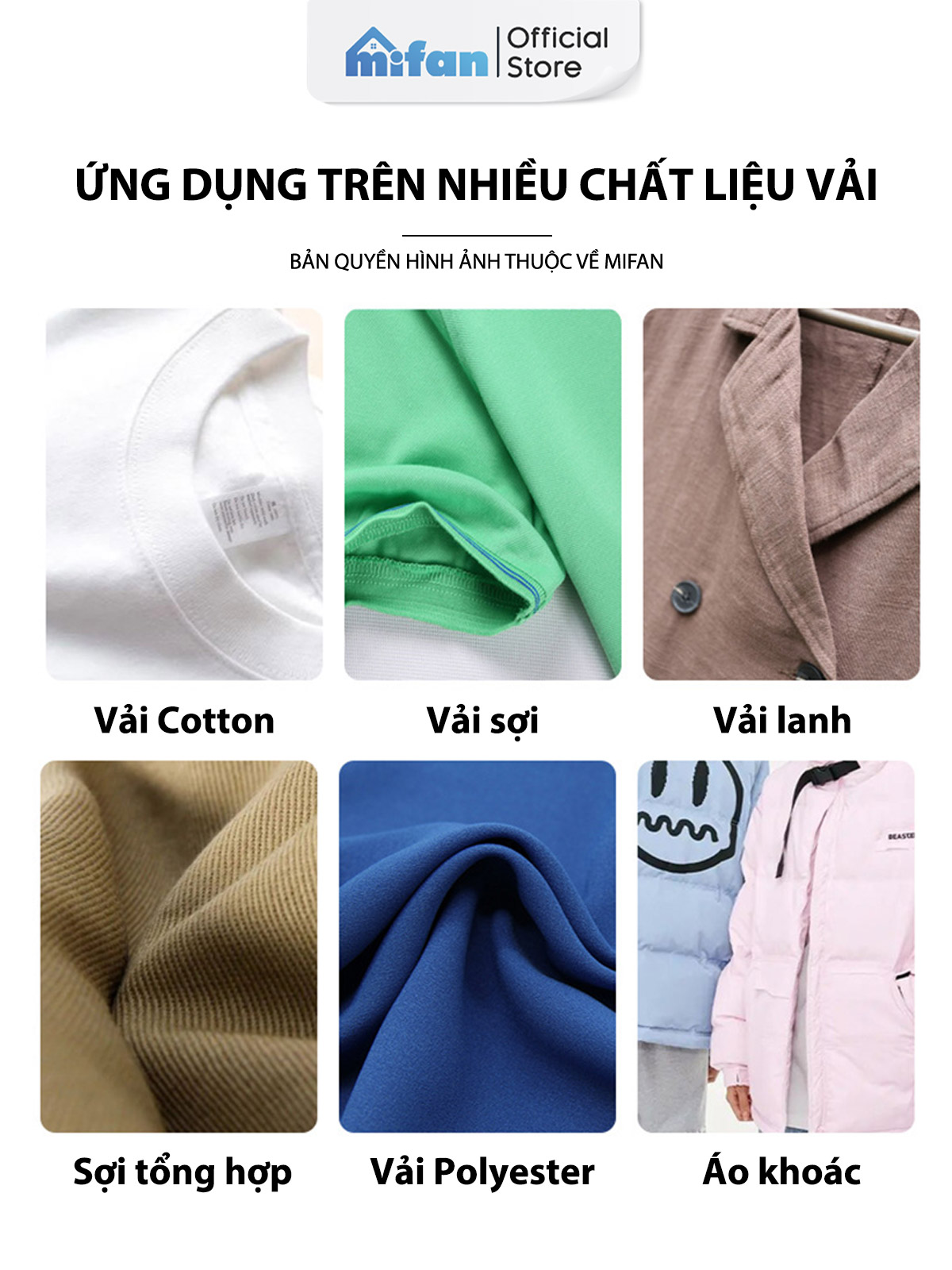 Mô tả Bút Tẩy Vết Bẩn Quần Áo Tức Thì Mifan GOCLEAN 10ml - Không cần giặt, làm sạch nhanh, tiện lợi, an toàn cho mọi loại vải - 7