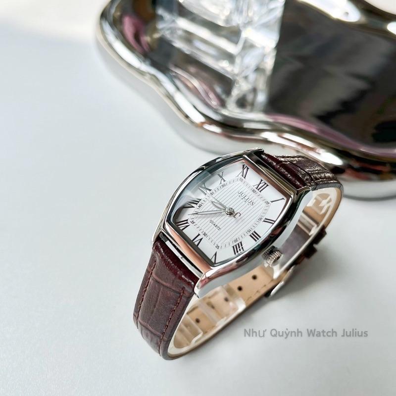 Đồng hồ nữ JA-703 Julius Hàn Quốc mặt oval - Màu 6