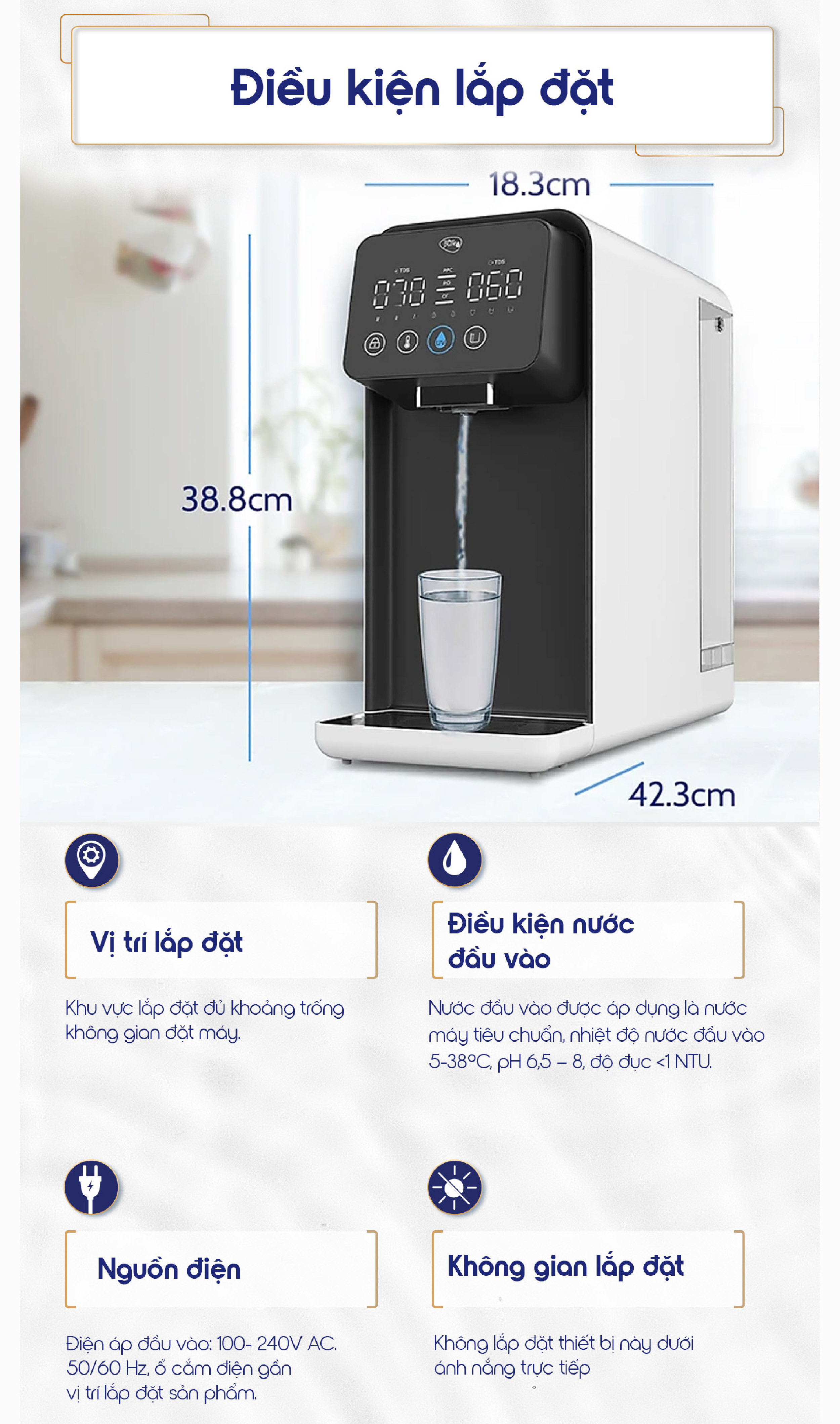Mô tả Máy Lọc Nước Pureit Lavita 03 chế độ nước nóng [BH 12 THÁNG] - 6