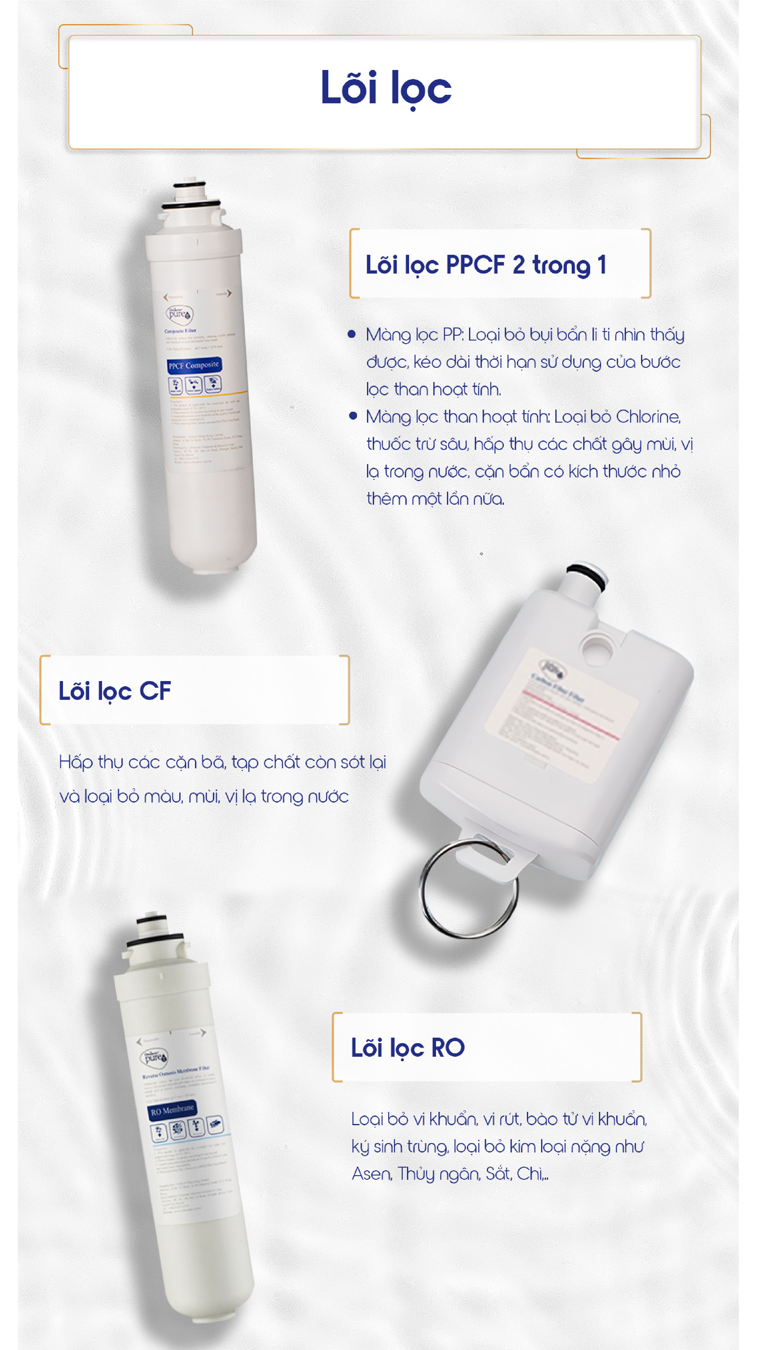 Mô tả Máy Lọc Nước Pureit Lavita 03 chế độ nước nóng [BH 12 THÁNG] - 3