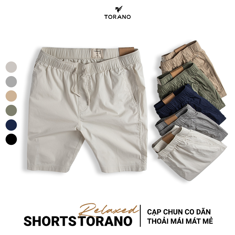 Quần short kaki nam TORANO màu xanh cổ vịt