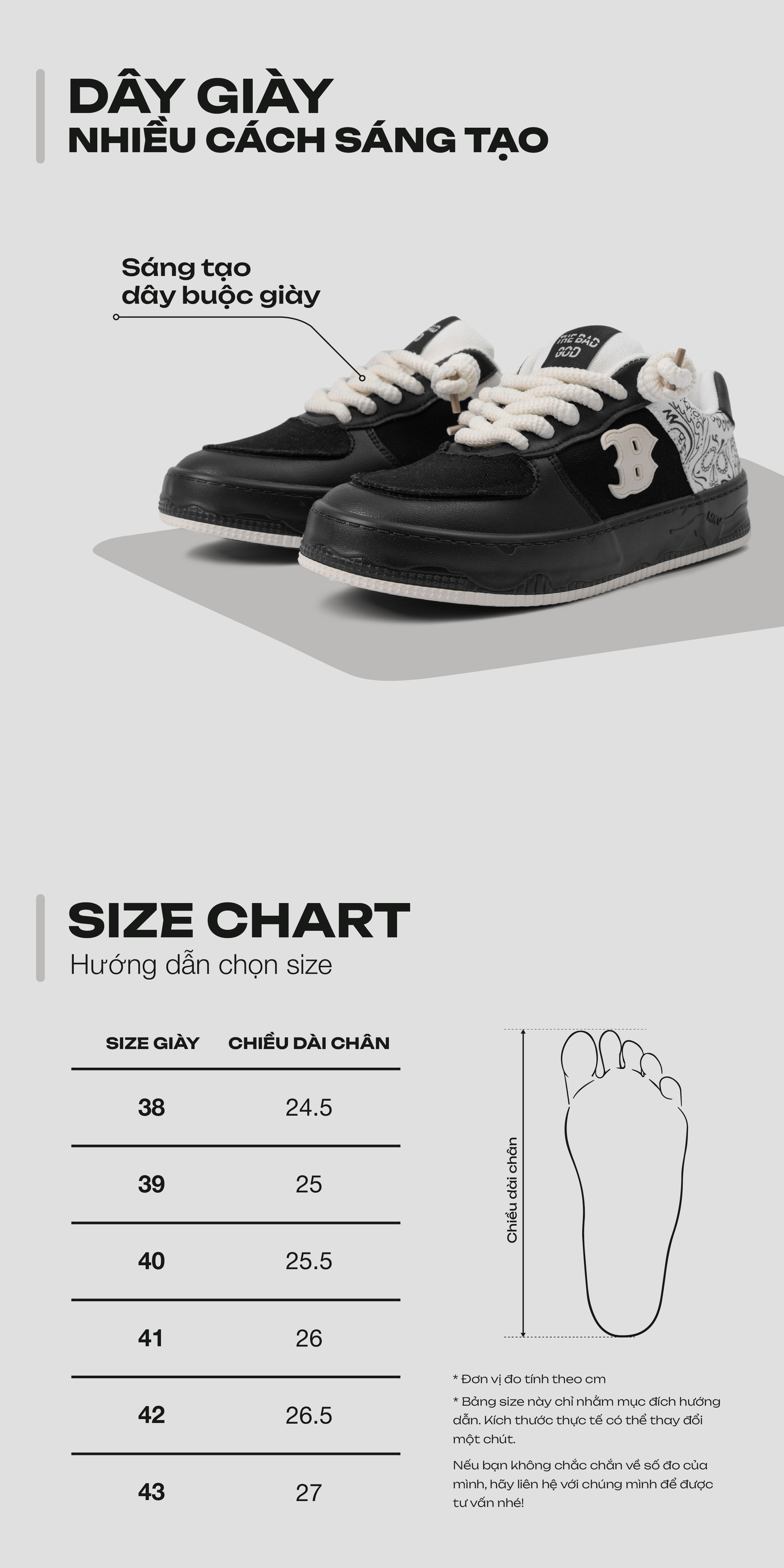 Giày Sneaker Nam Nữ The Bad God Skool | Shopee Việt Nam