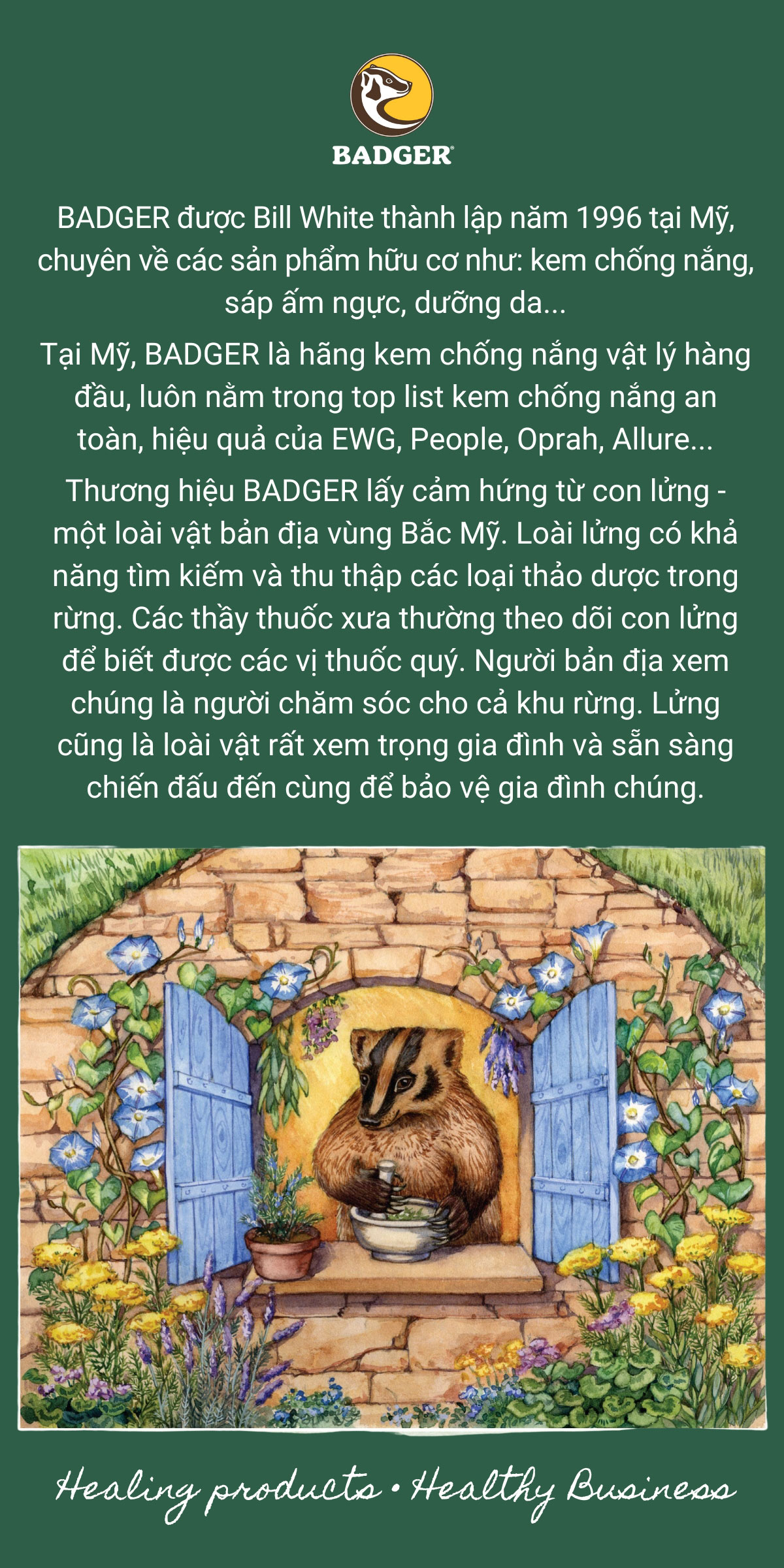 Mô tả Sáp dầu hữu cơ ngủ ngon BADGER Night Night organic balm giúp dễ ngủ an toàn cho em bé trẻ sơ sinh từ 6 tháng - 21g - 7