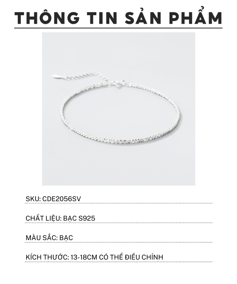 Mô tả Lắc tay bạc CDE Twinkle Silver Bracelet CDE2056 - Bạc cao cấp - 1
