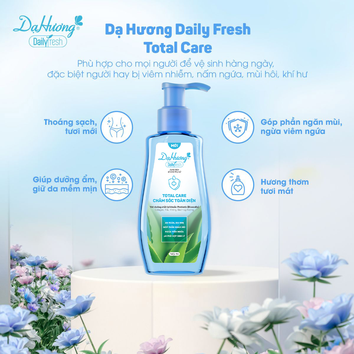 {MỚI} Dung dịch vệ sinh Dạ hương Daily Fresh Total Care - Giúp CHĂM SÓC ...