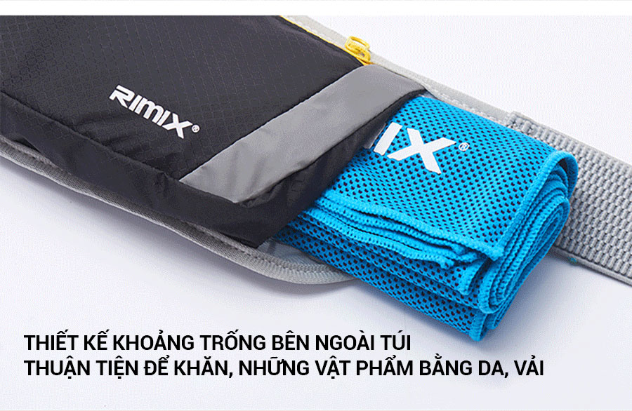 Mô tả Túi Chạy Bộ Đeo Bụng Chống Nước Nhiều Ngăn Đựng Cleacco Rimix RM2202 - 7