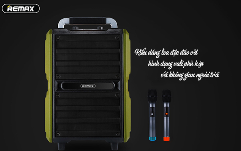 Loa kéo Bluetooth REMAX RB-X5 kèm mic, âm thanh sống động, công suất ...