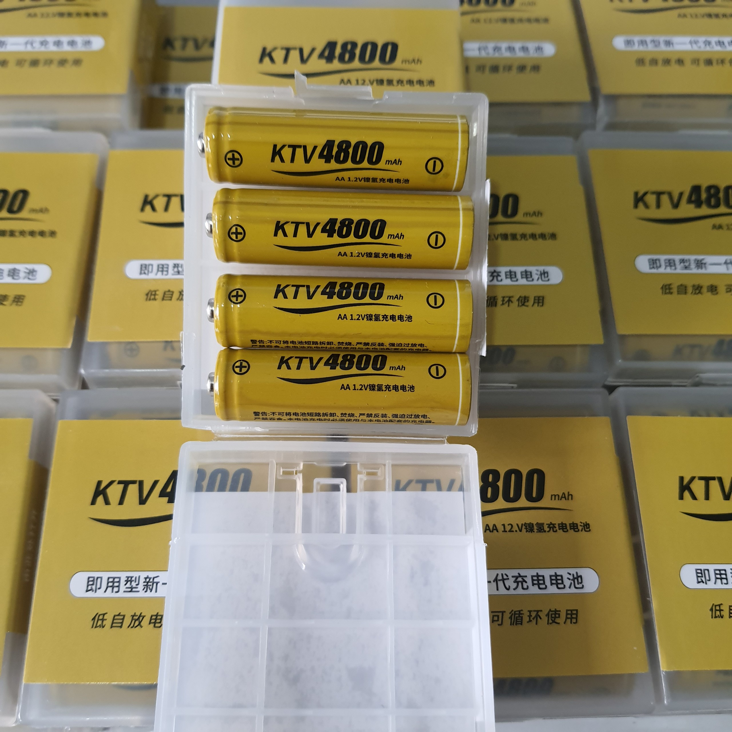 COMBO 4 pin micro không dây AA 1.2V KTV4800 kèm sạc Douplepow dung ...
