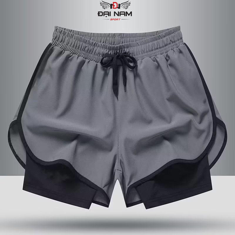 Mô tả Quần Tập Gym Nam 2 Lớp Siêu Bền,Co Giãn,Thoáng Khí DNS54 Chính Hãng Đại Nam Sport - 2