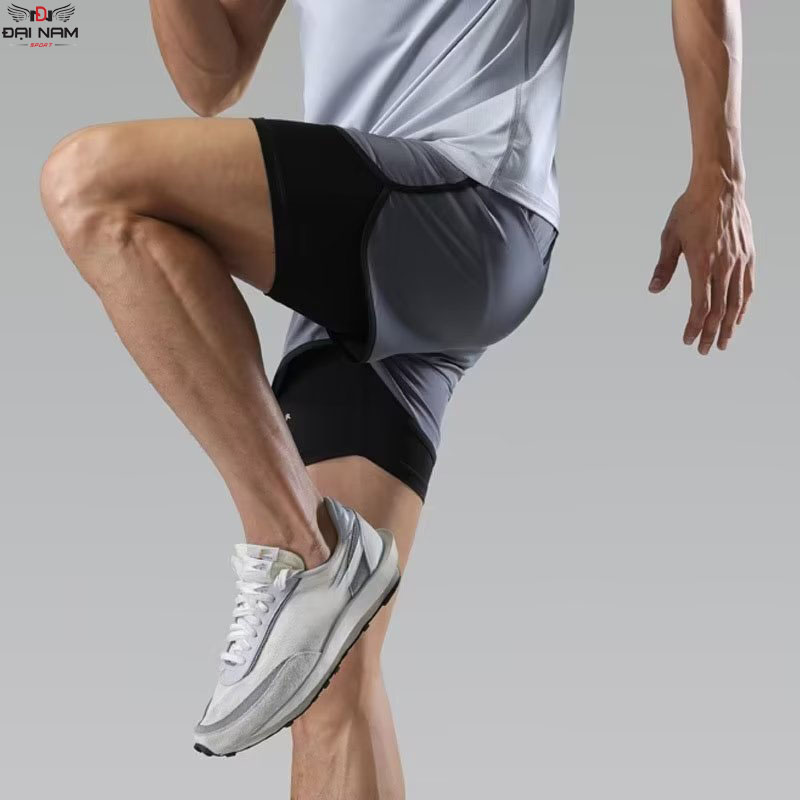 Mô tả Quần Tập Gym Nam 2 Lớp Siêu Bền,Co Giãn,Thoáng Khí DNS54 Chính Hãng Đại Nam Sport - 3