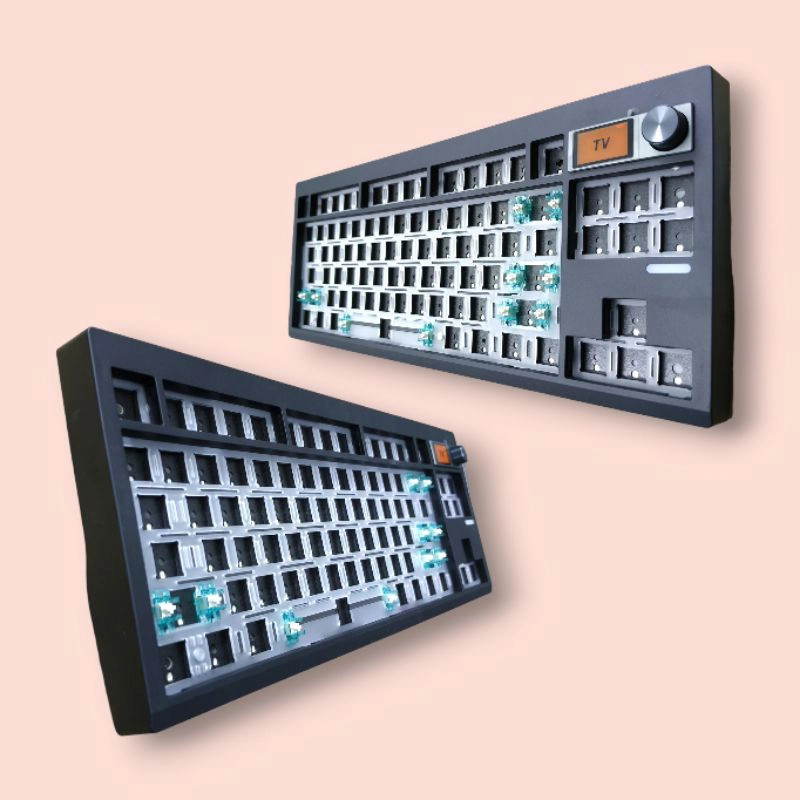 Bộ kit bàn phím Zuoya GMK87 Màn hình tùy chỉnh, keymap VIA, núm vặn, 3 ...