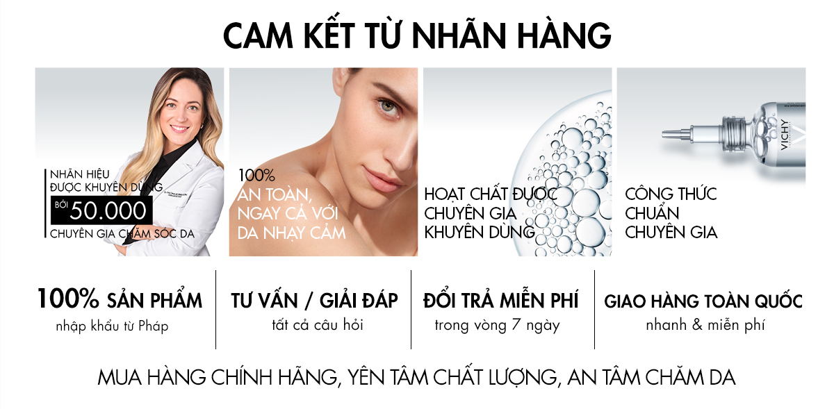 Quy cách đóng gói Vichy Dercos