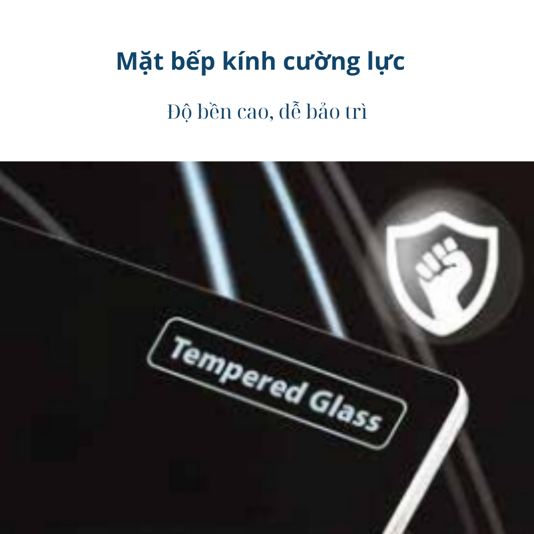 Mô tả Bếp Gas Âm Whirlpool 90cm 3B Mặt Kính AKC930C/BLV - Bảo hành 2 năm - 1