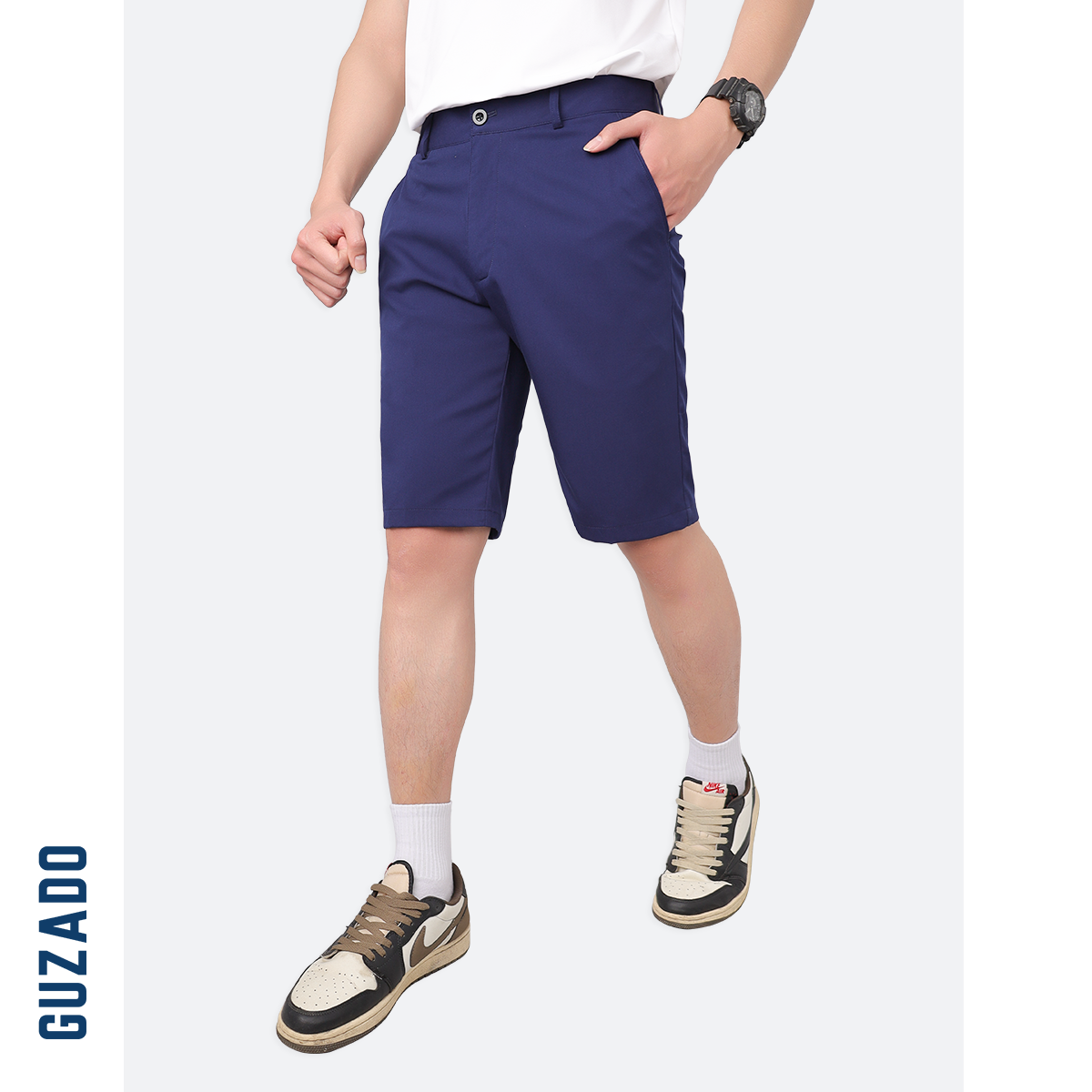 Mẫu mặc quần short Guzado GSR15 2