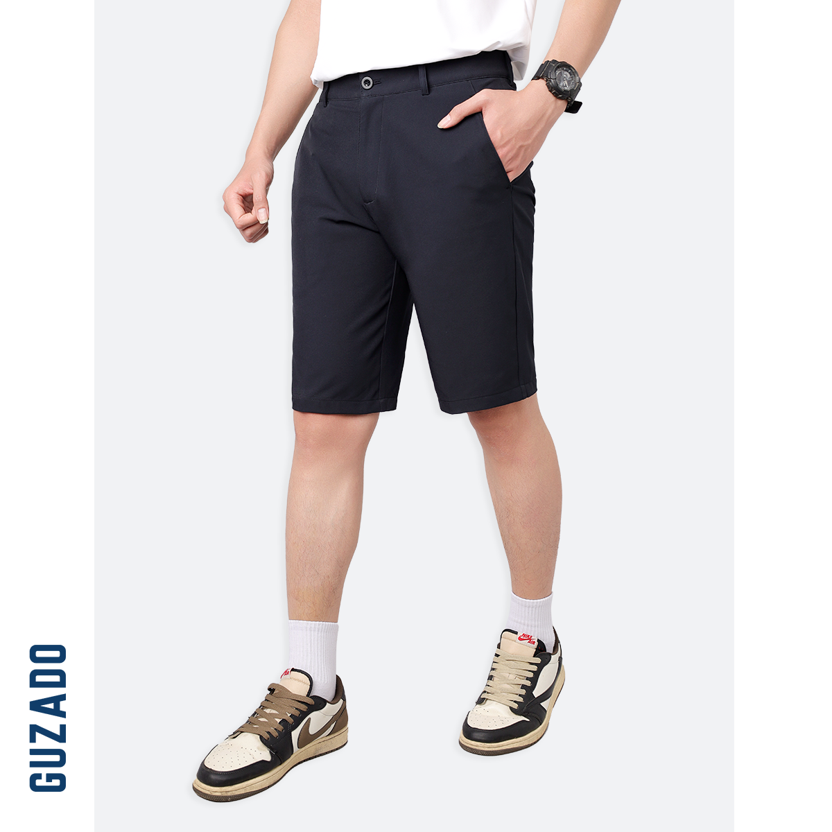 Mẫu mặc quần short Guzado GSR15 4