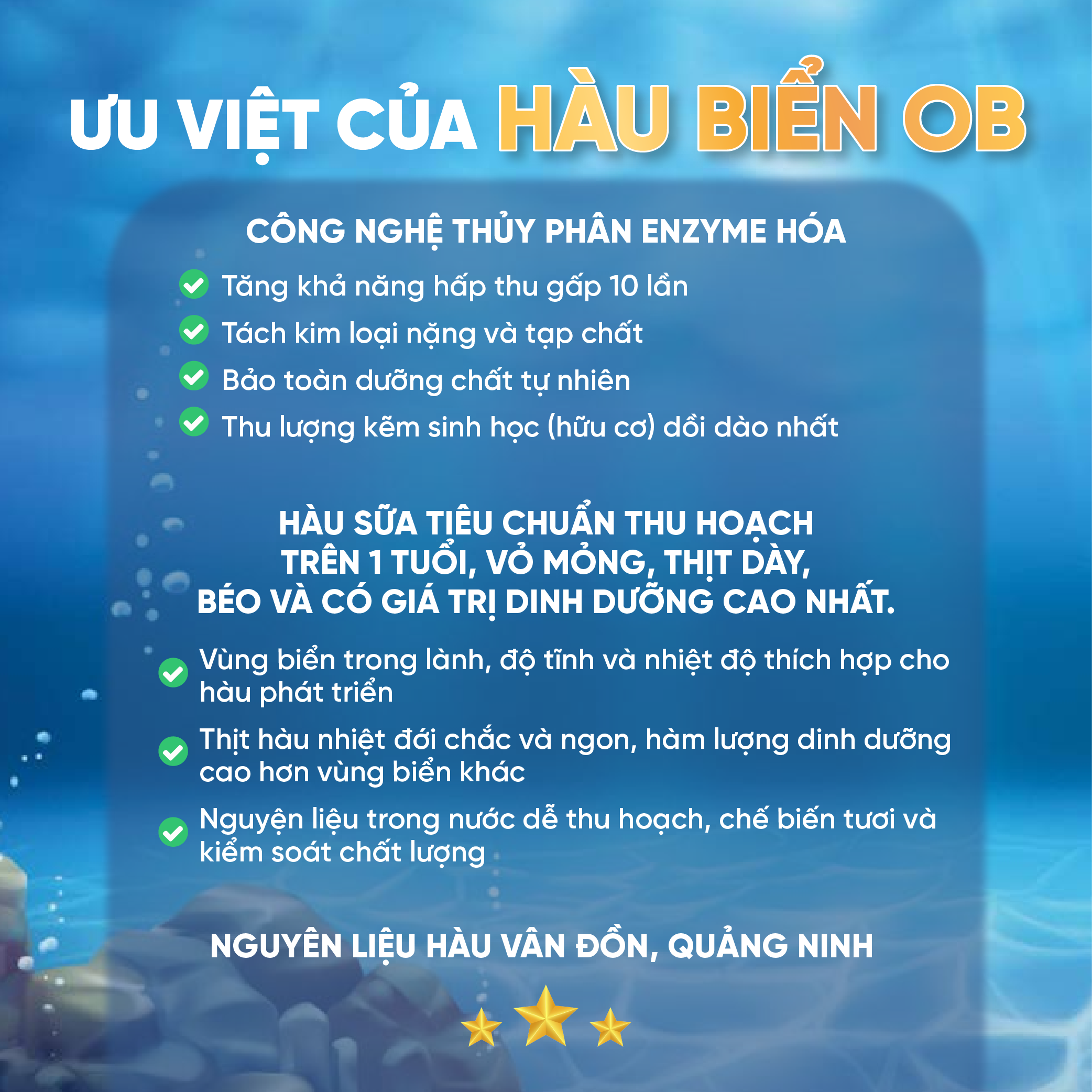 Mô tả 2 Hộp Tinh Chất Hàu Biển OB Tăng Cường Sinh Lý Nam, Tăng Chất Lượng Tinh Binh - Grow Green AZ - 1