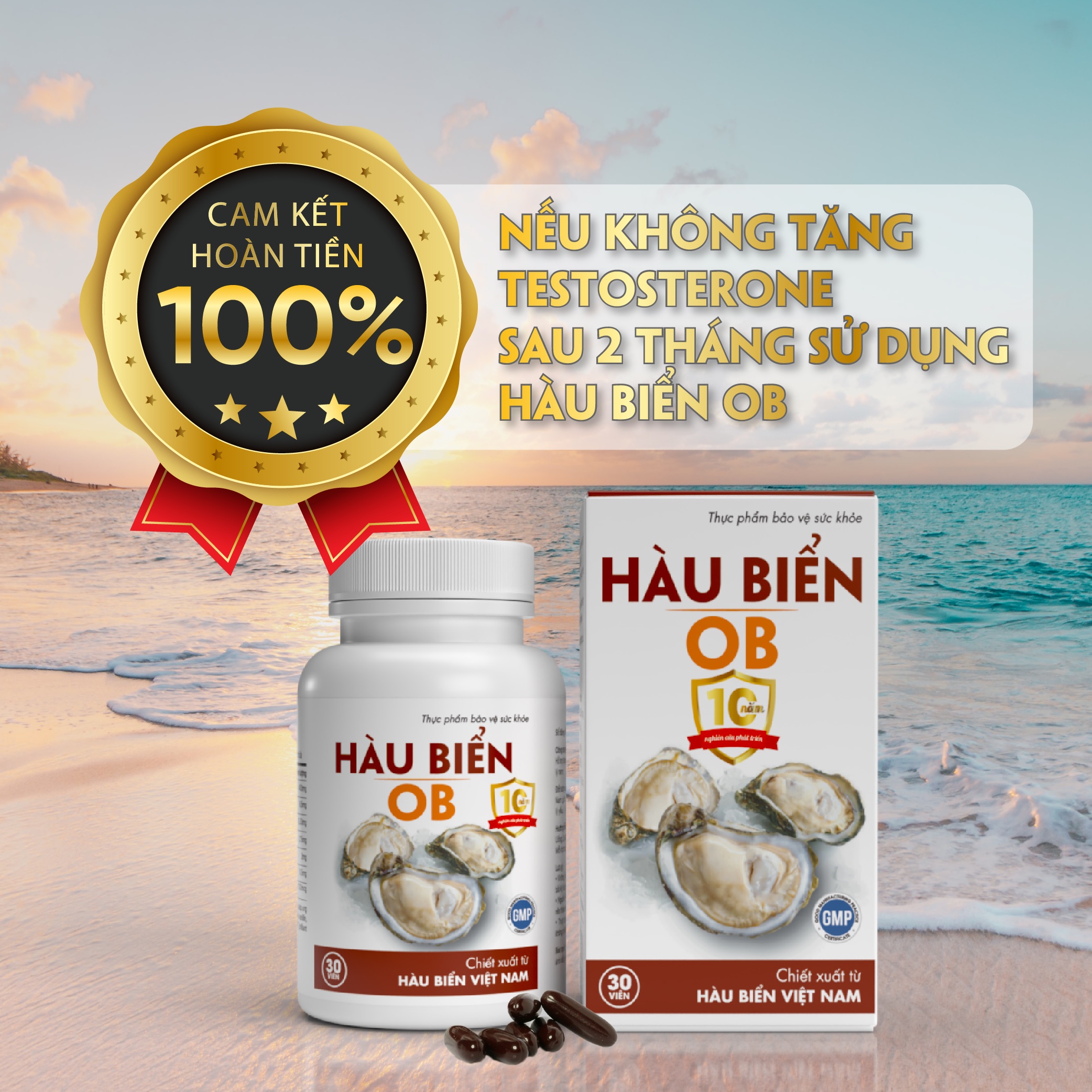 Mô tả 2 Hộp Tinh Chất Hàu Biển OB Tăng Cường Sinh Lý Nam, Tăng Chất Lượng Tinh Binh - Grow Green AZ - 4