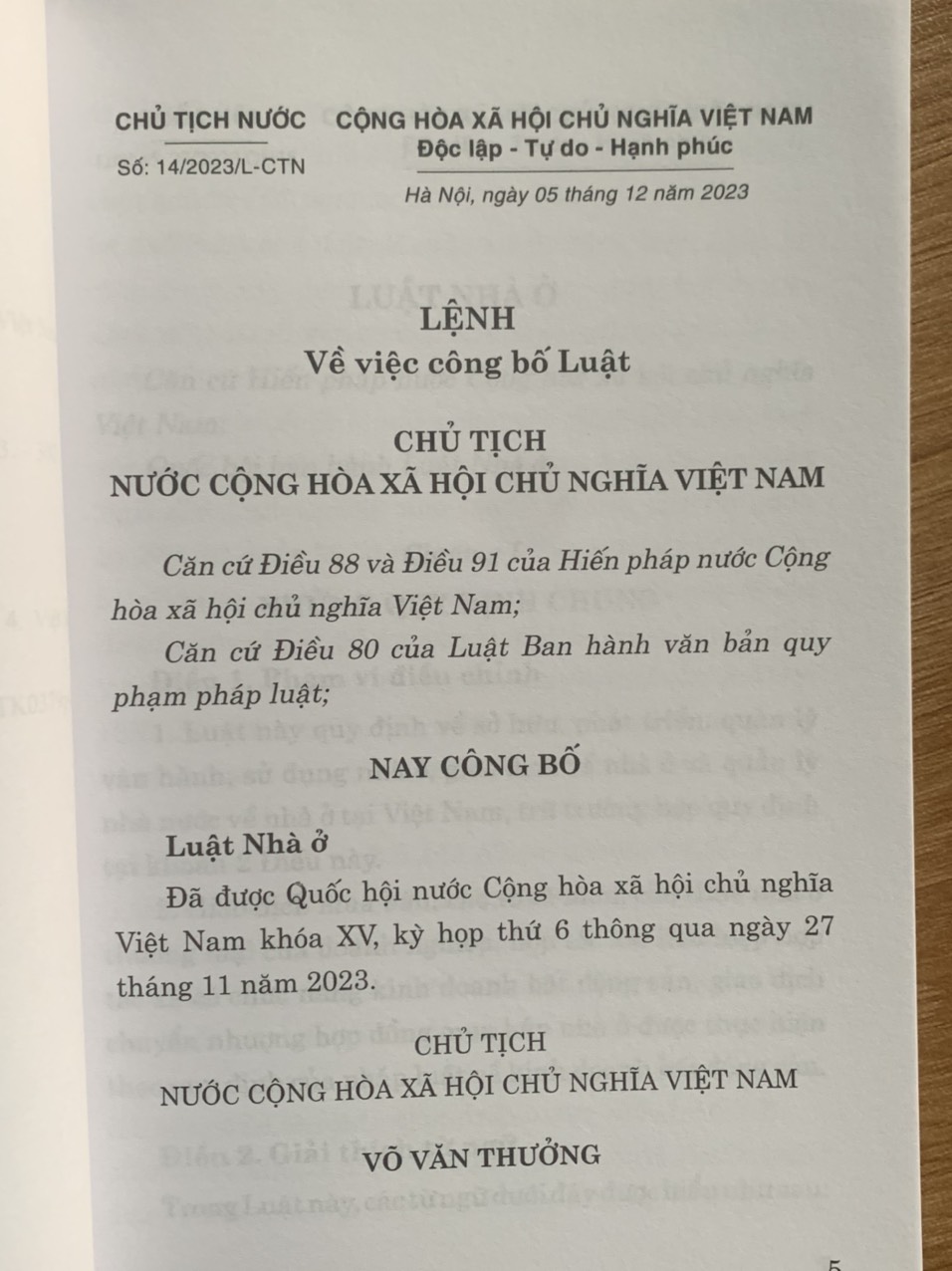 Mô tả Sách - Luật nhà ở (số 27/2023/QH15, có hiệu lực ngày 1.1.2025) - 2