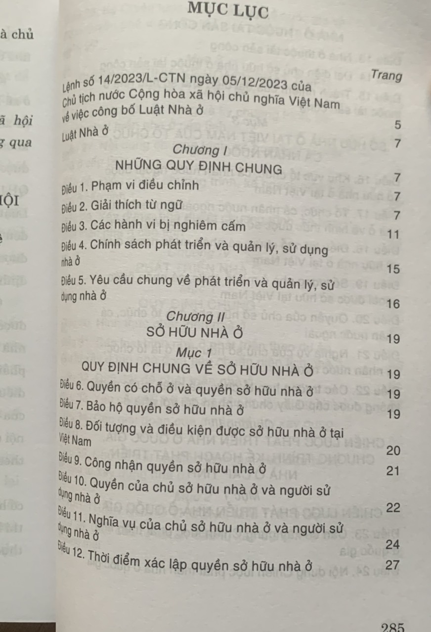 Mô tả Sách - Luật nhà ở (số 27/2023/QH15, có hiệu lực ngày 1.1.2025) - 3