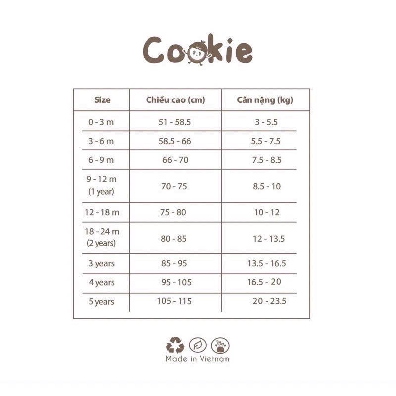 Mô tả Bộ Cộc Cho Bé Trai COOKIE, Bộ Cánh Dơi Phối Túi Từ 6 Tháng Đến 5 Tuổi 2025 - 2