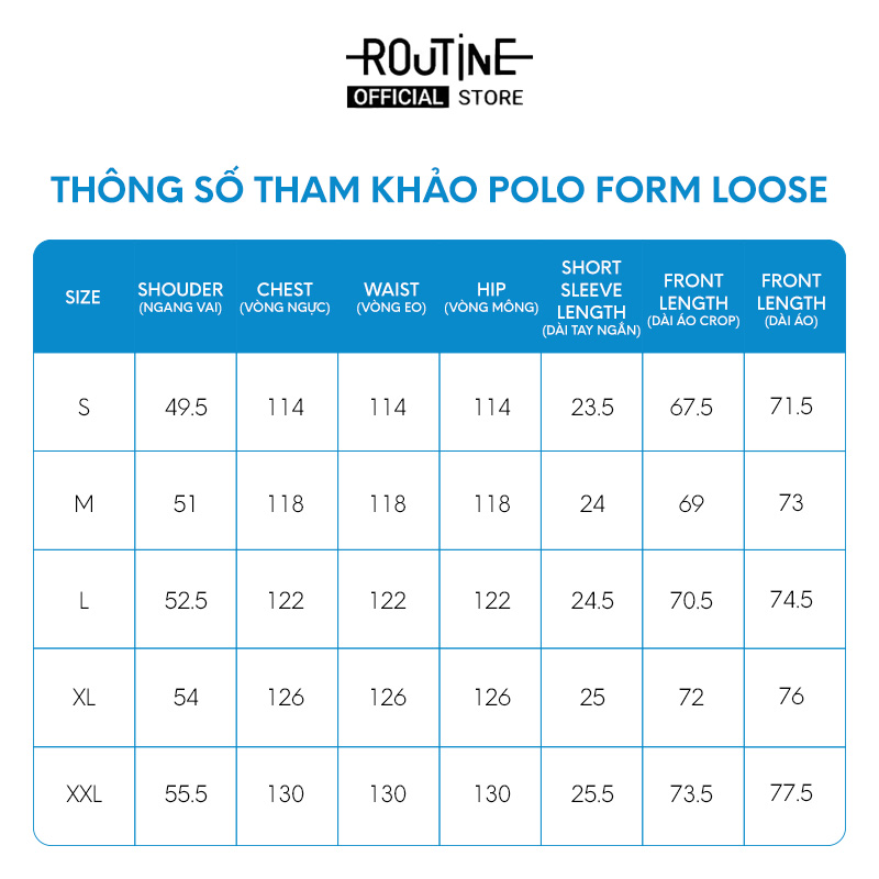 Mô tả Áo Polo Nam Interlock Pique Trơn Phối Cổ Tay Form Loose - Routine 10S23POL041 - 4