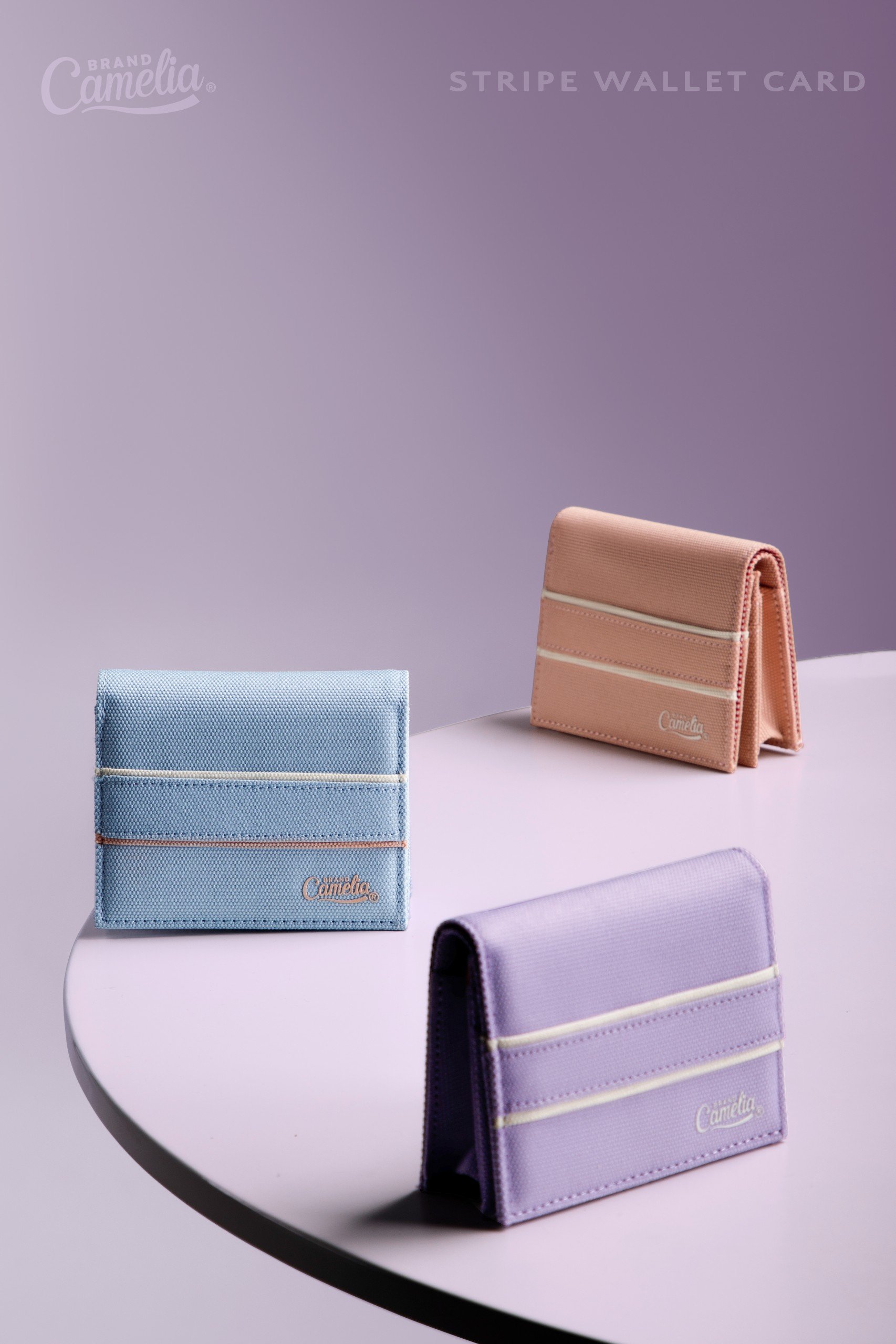 Mô tả Ví vải CAMELIA BRAND Stripe Wallet Card - 1