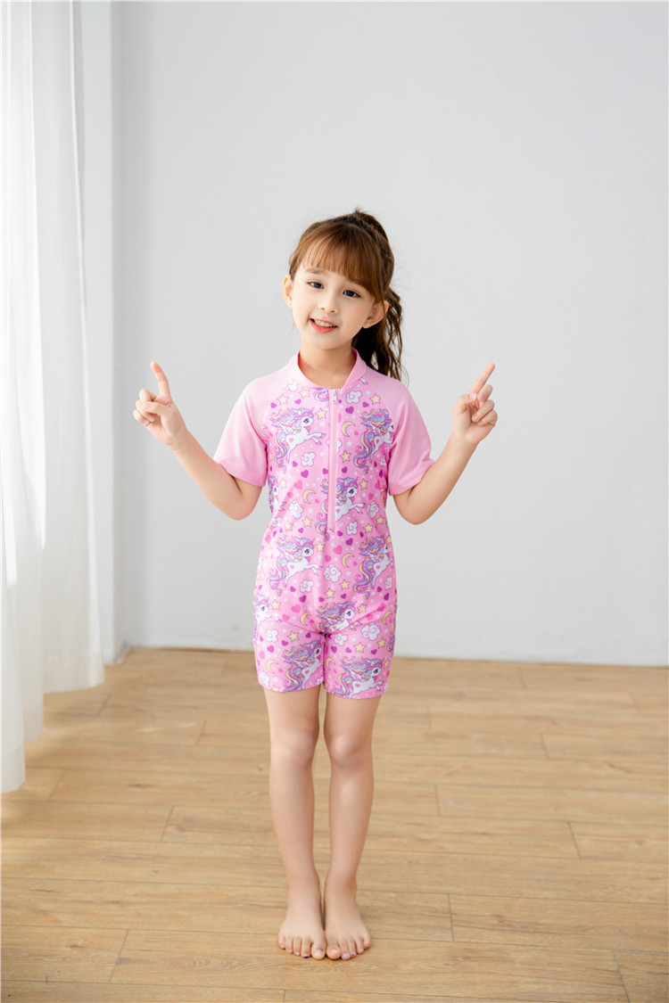 Mô tả Bộ quần áo bơi cho bé gái SKIDS đồ bơi trẻ em họa tiết công chúa kỳ lân 2 đến 10 tuổi - 7