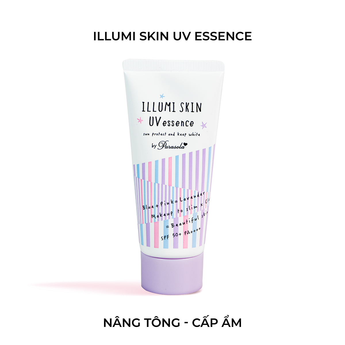 Mô tả Kem chống nắng dưỡng da nâng tông dạng gel Naris Parasola Illumi Skin UV Essence, UV 2-sao SPF50+ PA++++ 80g - 1