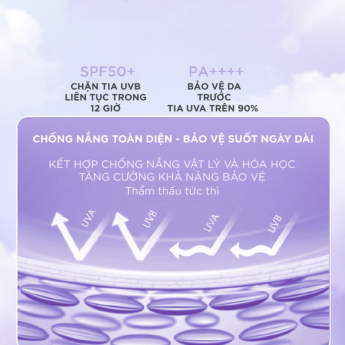 Mô tả Kem chống nắng dưỡng da nâng tông dạng gel Naris Parasola Illumi Skin UV Essence, UV 2-sao SPF50+ PA++++ 80g - 2
