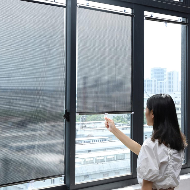 Rèm Che Nắng Cuốn Tự Động Chống Tia UV DIPOLAR Dán Tường Không Khoan ...