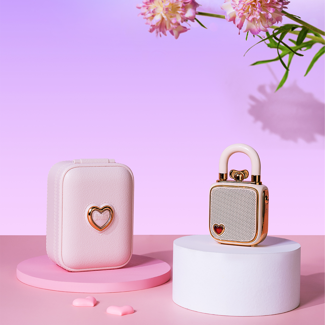 Mô tả Loa Bluetooth Divoom Lovelock Pink công suất 5W kiểu dáng dễ thương - 2