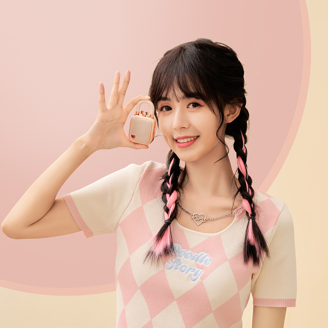 Mô tả Loa Bluetooth Divoom Lovelock Pink công suất 5W kiểu dáng dễ thương - 3