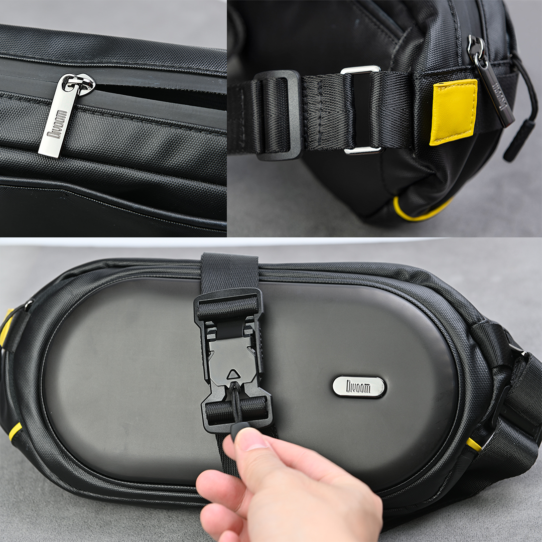 Mô tả Túi đeo chéo nam nữ Divoom Pixoo SlingBag-C kết hợp màn hình LED hiển thị pixel art, túi chéo nhỏ gọn, chống thấm nước - 3
