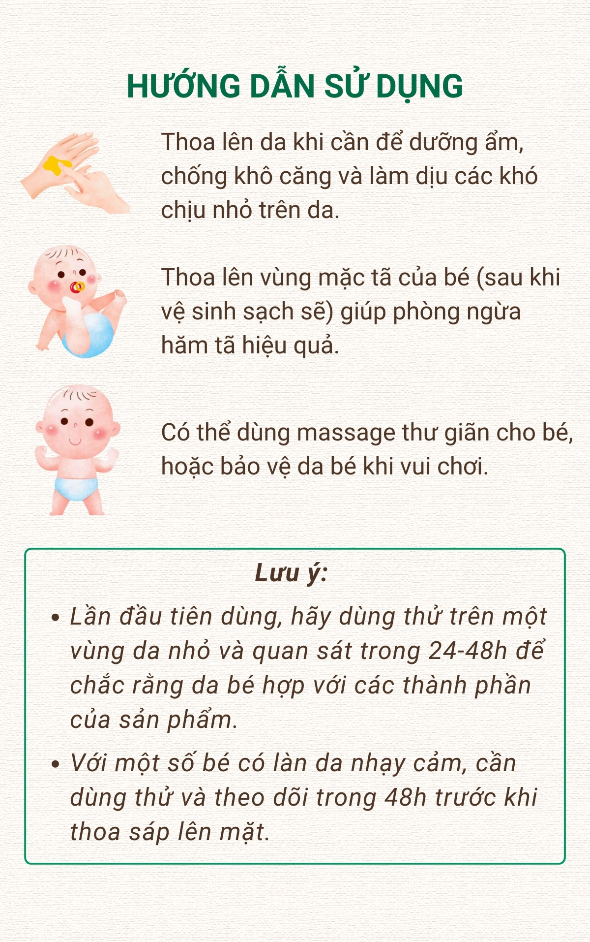 Mô tả Sáp dầu hữu cơ dưỡng da em bé BADGER Baby organic balm dưỡng ẩm cho da khô, ngừa hăm an toàn cho trẻ sơ sinh – 21g 56g - 4