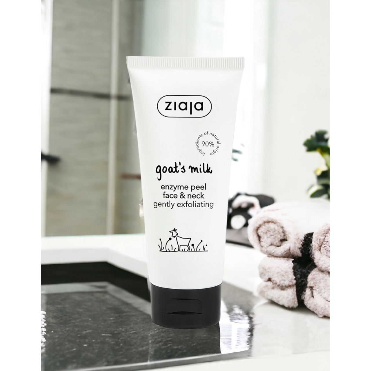 Mô tả Tẩy tế bào chết sữa dê cho da mặt và cổ Ziaja Goat's Milk Enzyme Peeling phù hợp cho da nhạy cảm 75ml - 4
