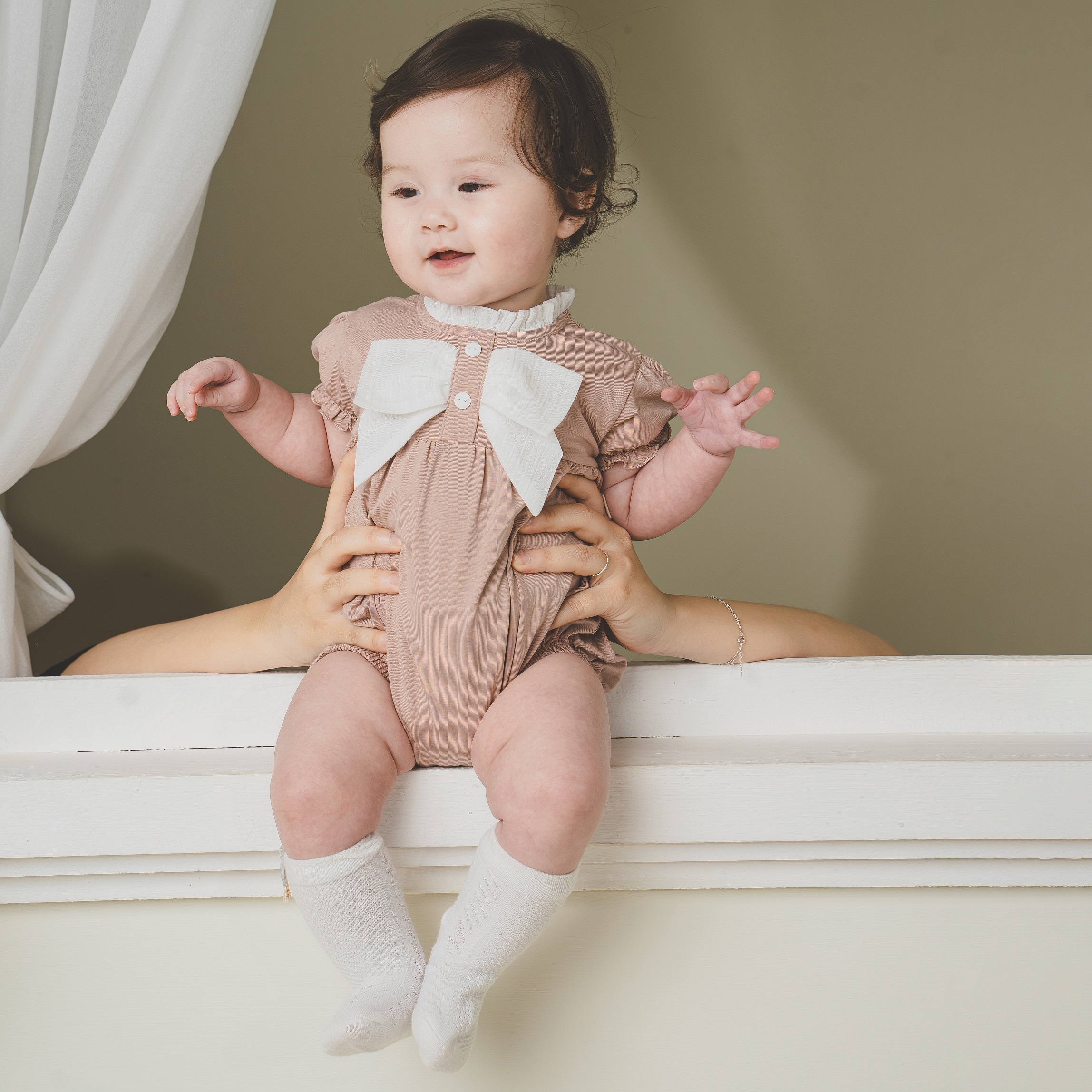 Mô tả Body chip ngắn tay cổ Peterpan Bamco BBC230300 | Quần áo chính hãng BU Baby - 3