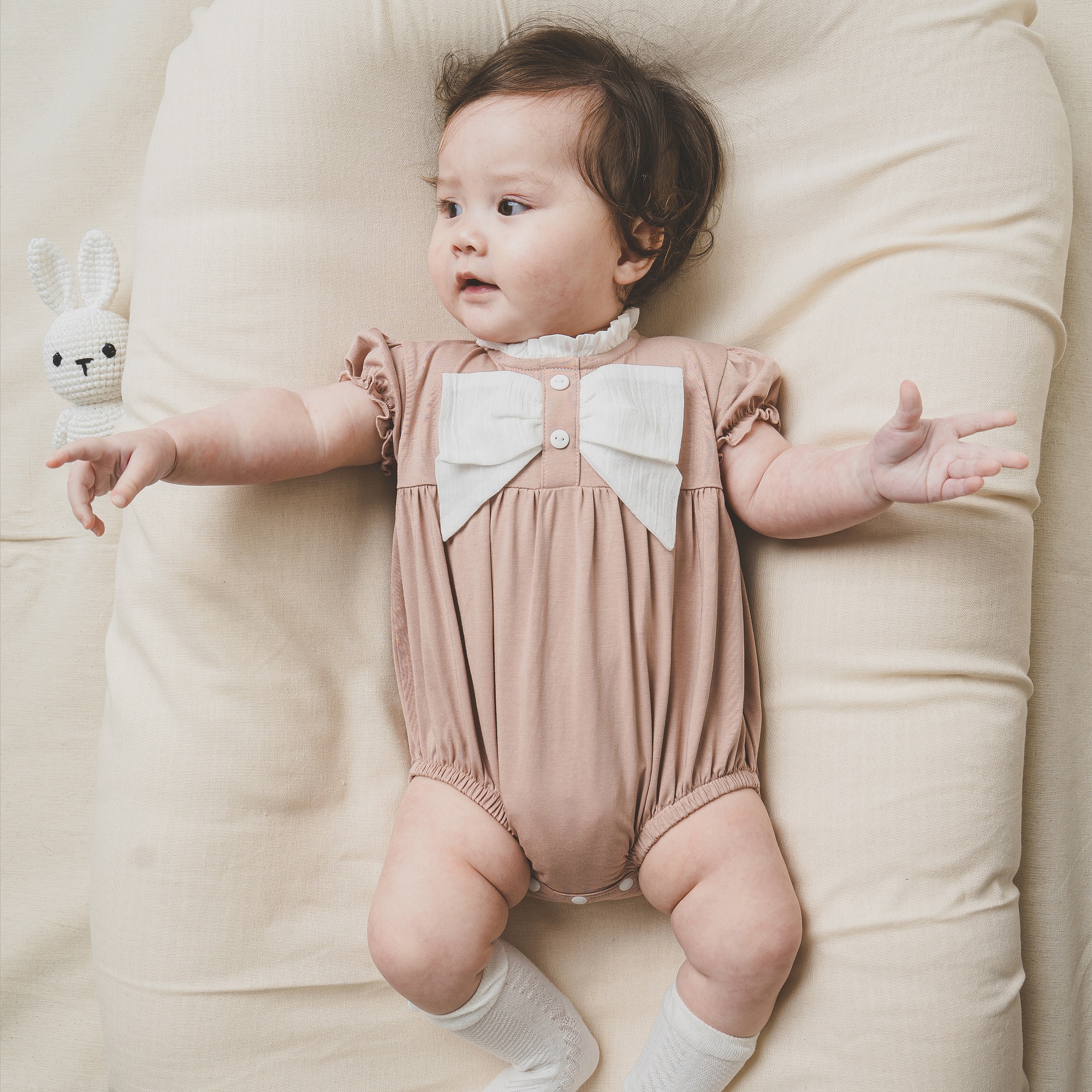 Mô tả Body chip ngắn tay cổ Peterpan Bamco BBC230300 | Quần áo chính hãng BU Baby - 4