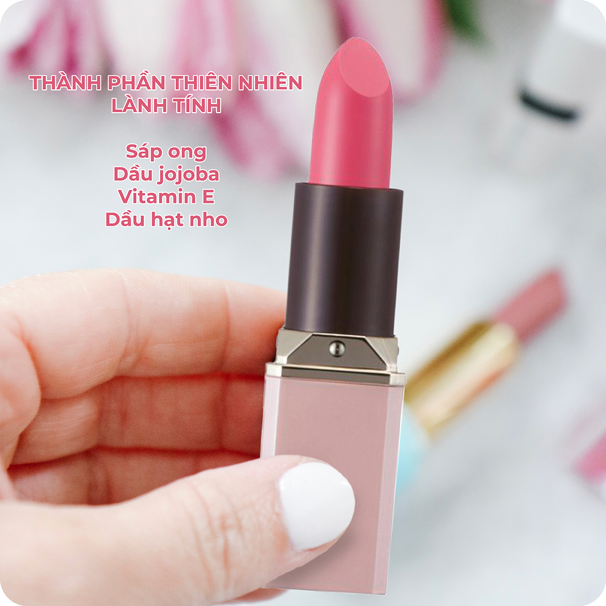 Mô tả Son mịn môi giàu độ ẩm Naris Ailus Smooth Lipstick Moisture Rich - 3
